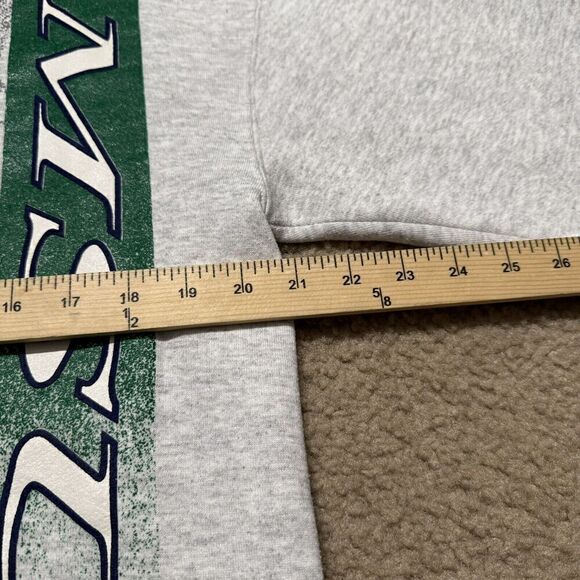 Vtg Team Edition Michigan St. Spartans Big Graphic Crewneck Sweatshirt L 90s USA - Picture 14 of 14